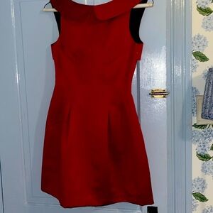 Zara size small red mini dress.